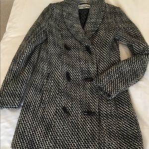 Tweed casual coat